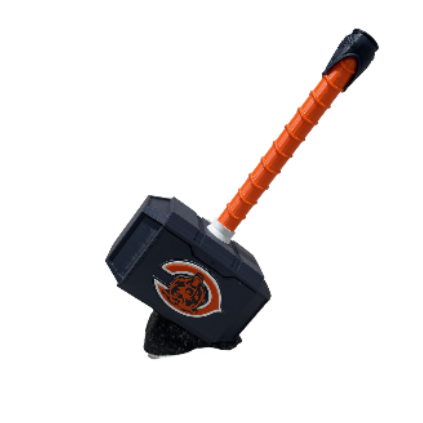 Chicago Bear Thors Hammer