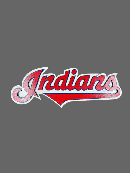 Cleveland Indians Wood Sign