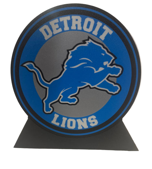 Detroit Lion’s light up sign