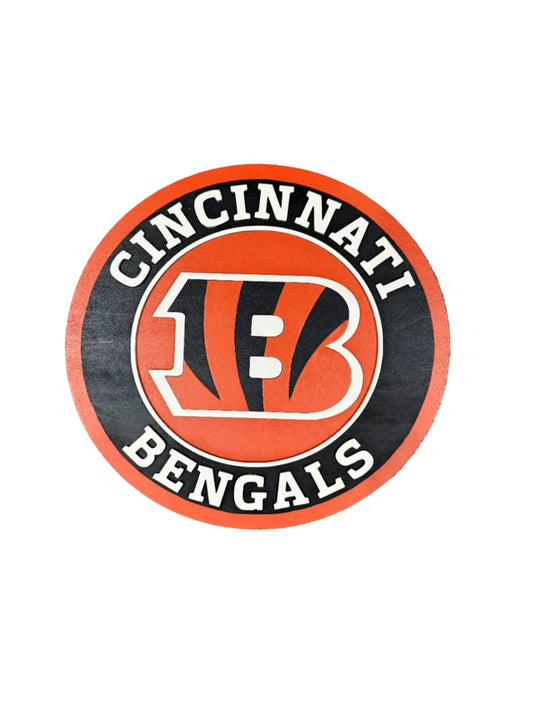 Cincinnati Bengals Wood Sign