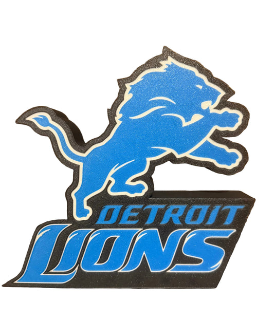 Detroit Lions light up sign