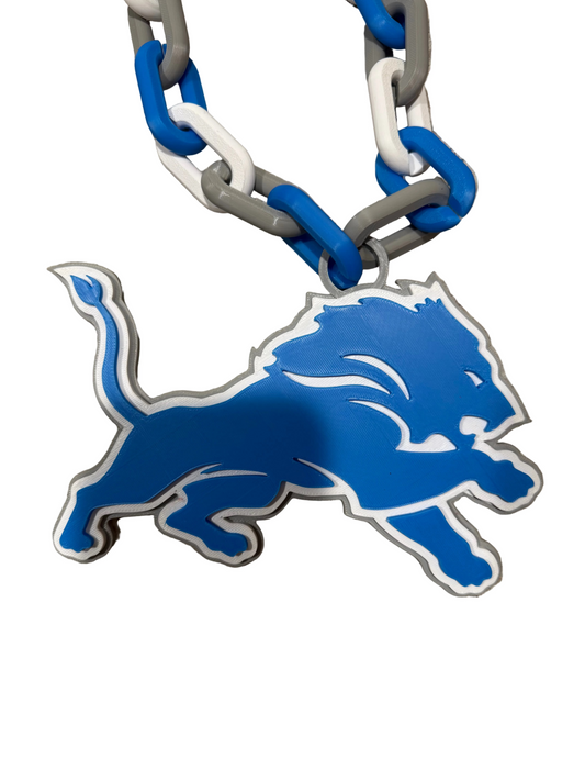 Detroit Lions Necklace