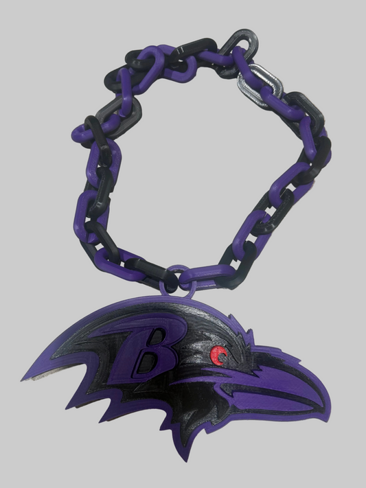 Baltimore Ravens necklace