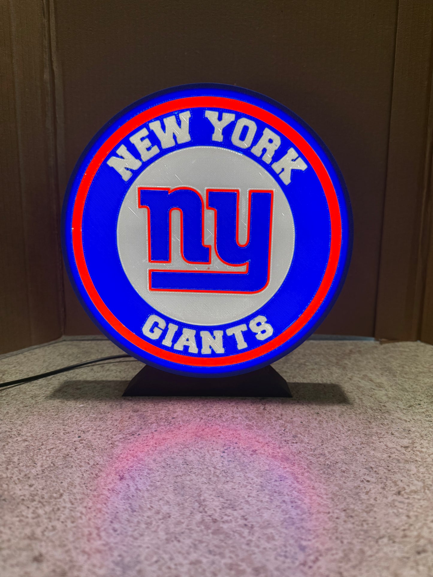New York Giants light up sign