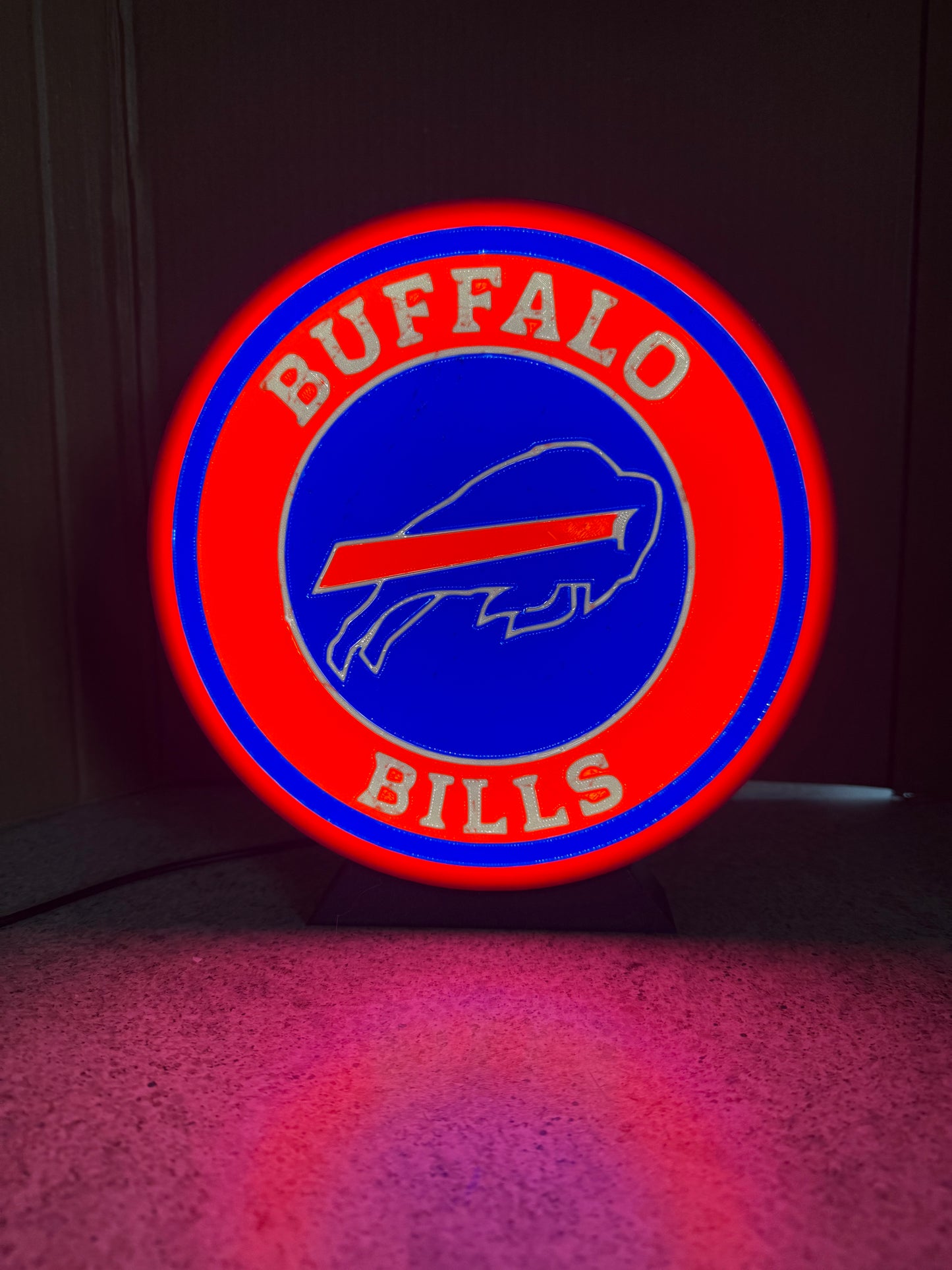 Buffalo bills light up sign